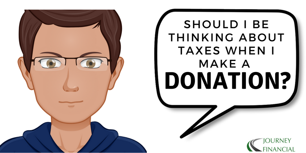 Should I Think About Taxes When Making a Donation?